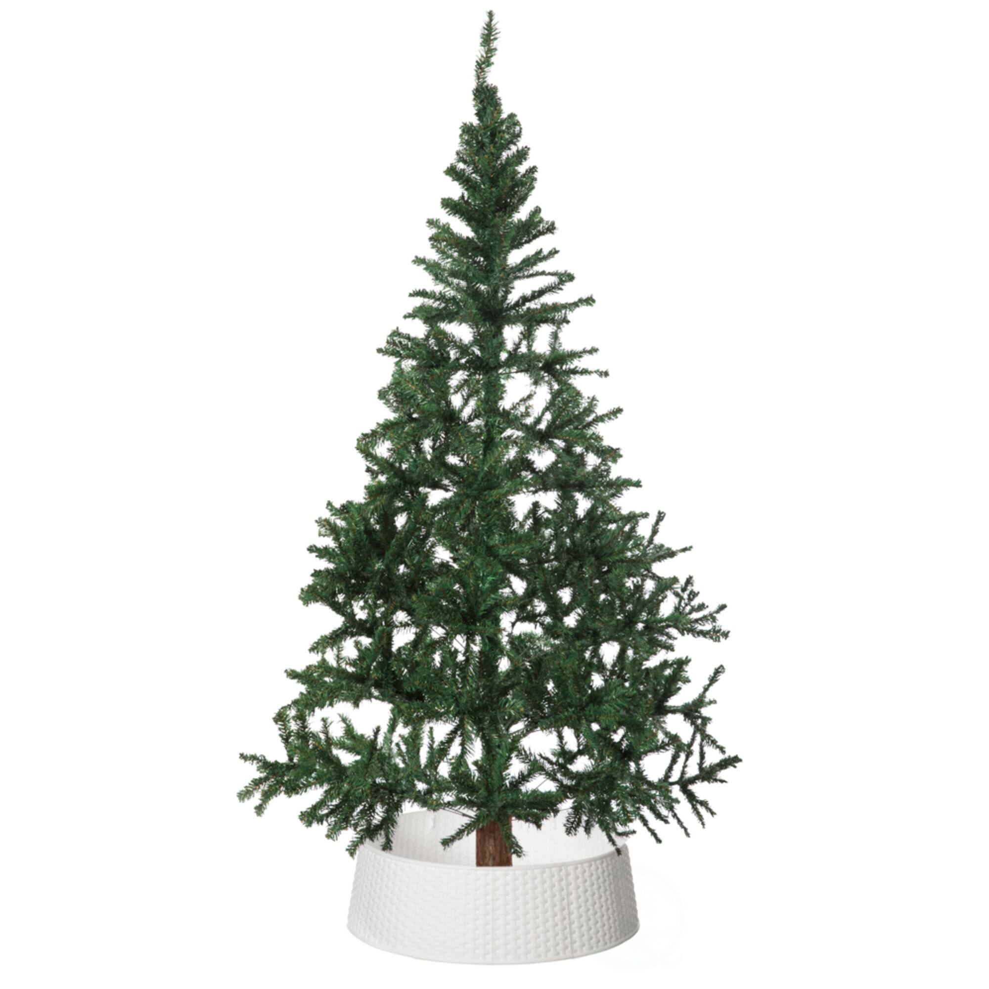 Gardenised Large Rattan Christmas Tree Collar Skirt
